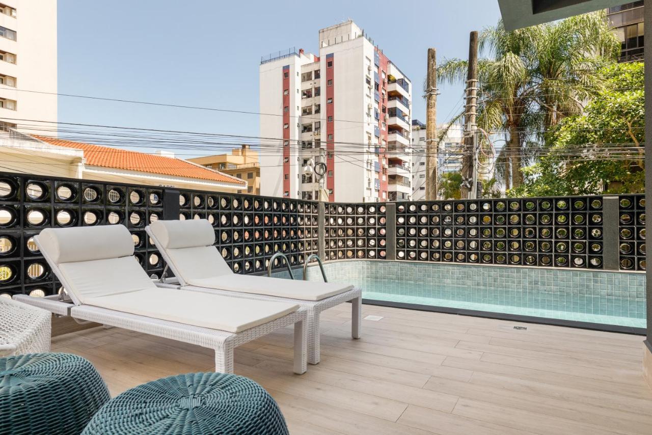 Ap localização Central, prédio c piscina, lavanderia Florianópolis Esterno foto